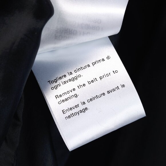 Gucci PF/18 Blue Belted Trimmed Stretch Viscose Oversized Jacket - Picture 10 of 10